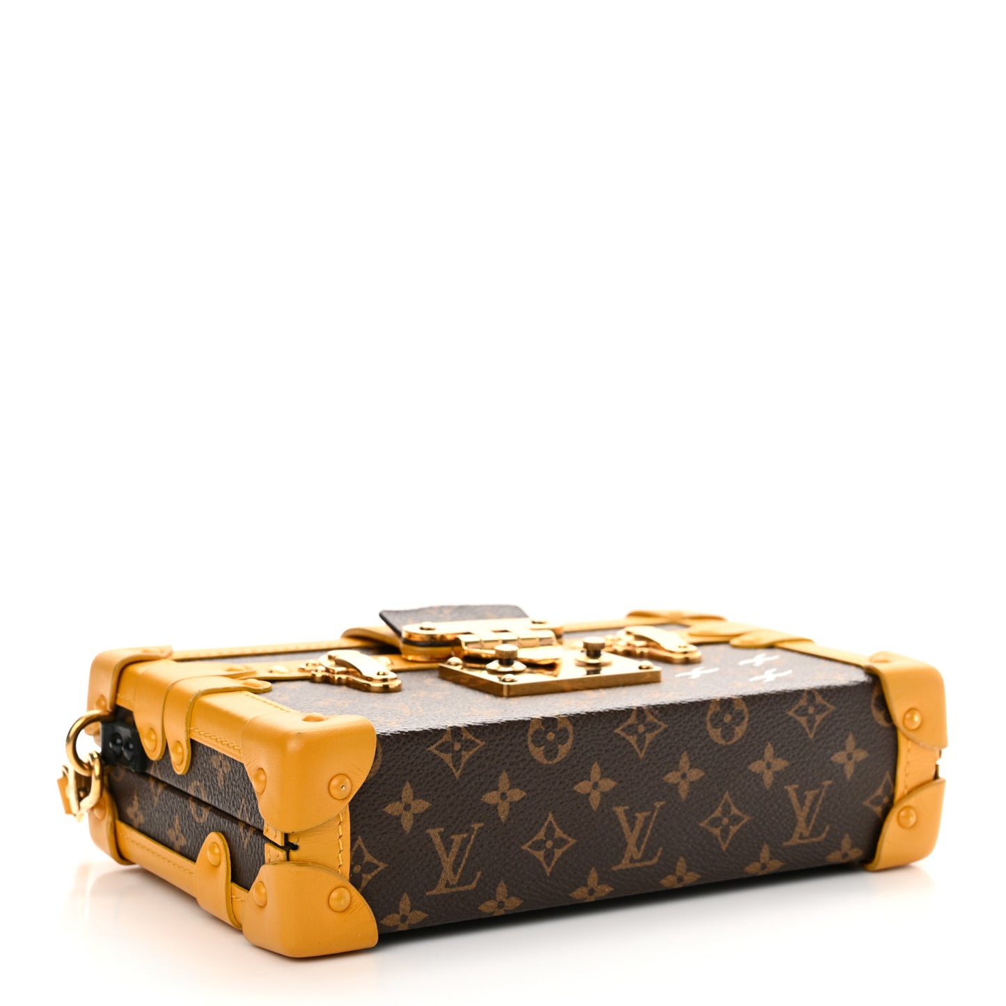 Monogram Petite Malle Brown Yellow
