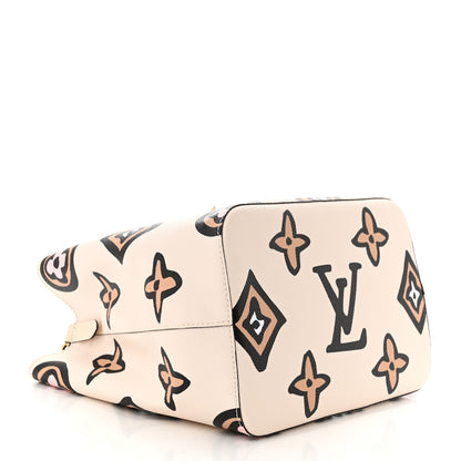 Louis Vuitton Monogram Giant Wild At Heart Neonoe MM Creme 4 of 9