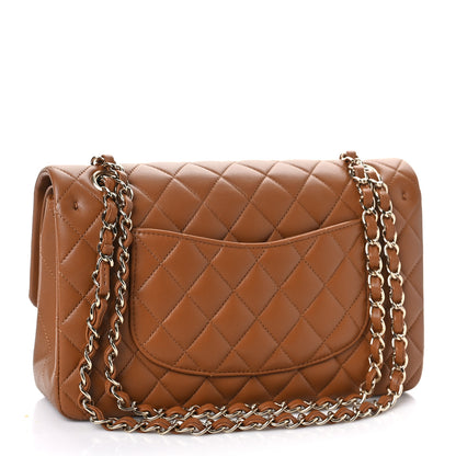 Chanel Lambskin Quilted Medium Double Flap Camel 3 of 10
