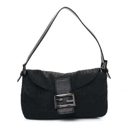 Fendi Zucchino Baguette Black 1 of 11