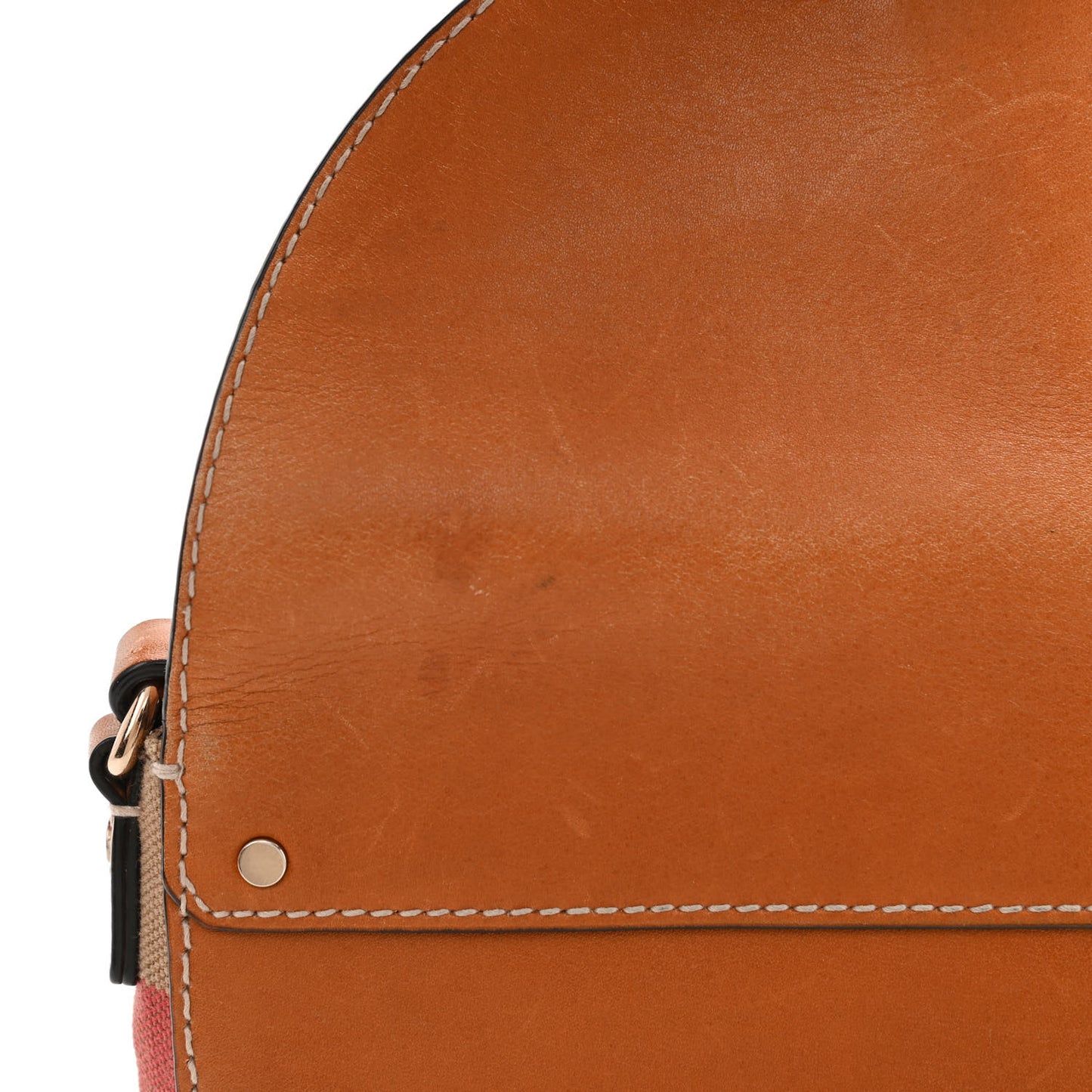 Canvas House Check Small Henham Crossbody Tan