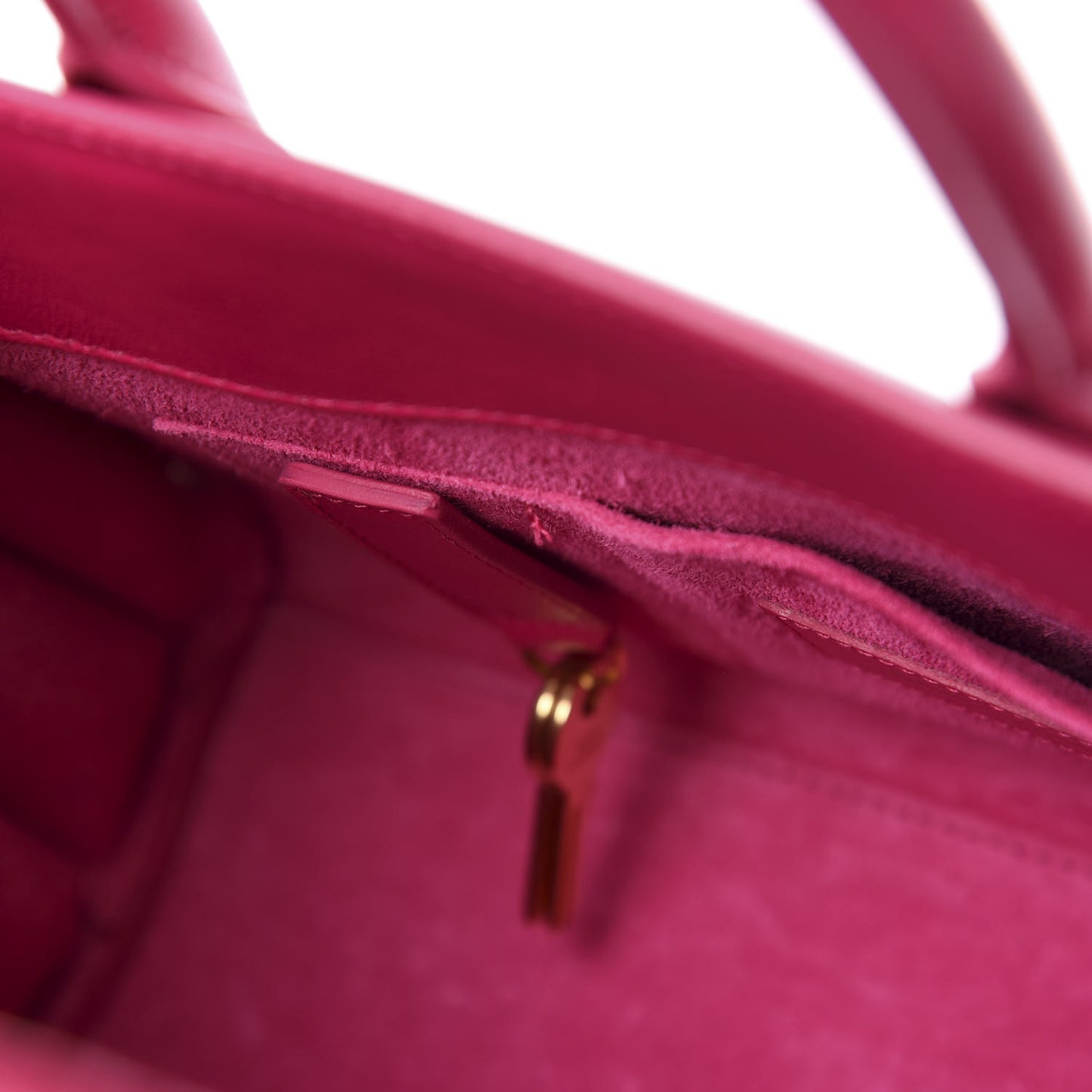 Calfskin Nano Sac De Jour Bubblegum