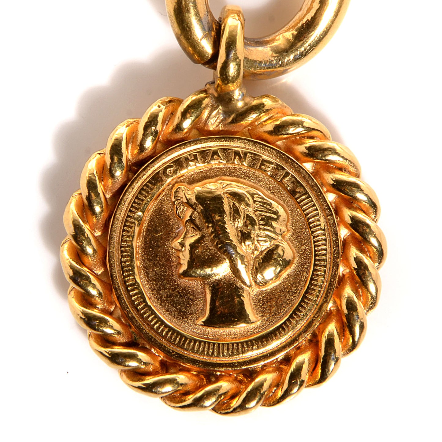 Chain Coco Medallion Belt Gold
