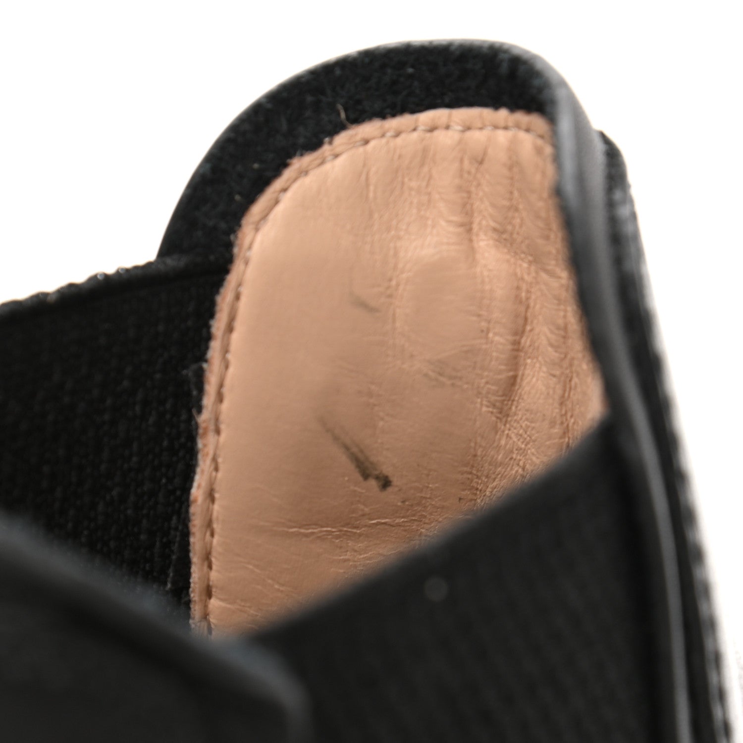 Gucci Calfskin Logo Ankle Boots 36.5 Black 9 of 10