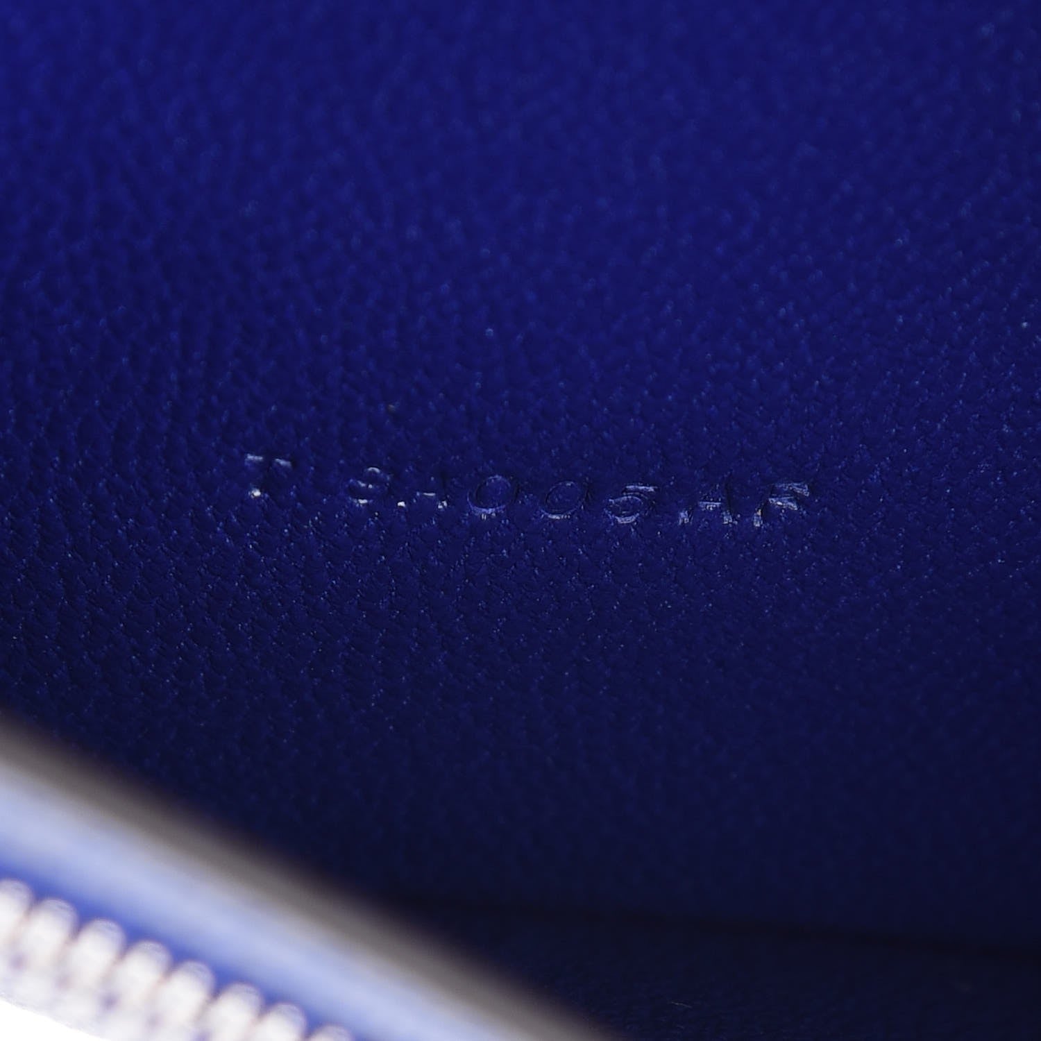 Hermes Shiny Alligator Bearn Wallet Bleu Electrique 9 of 9