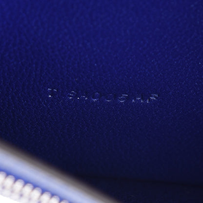 Hermes Shiny Alligator Bearn Wallet Bleu Electrique 9 of 9