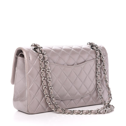 Chanel Metallic Lambskin Quilted Medium Double Flap Pink 4 of 12
