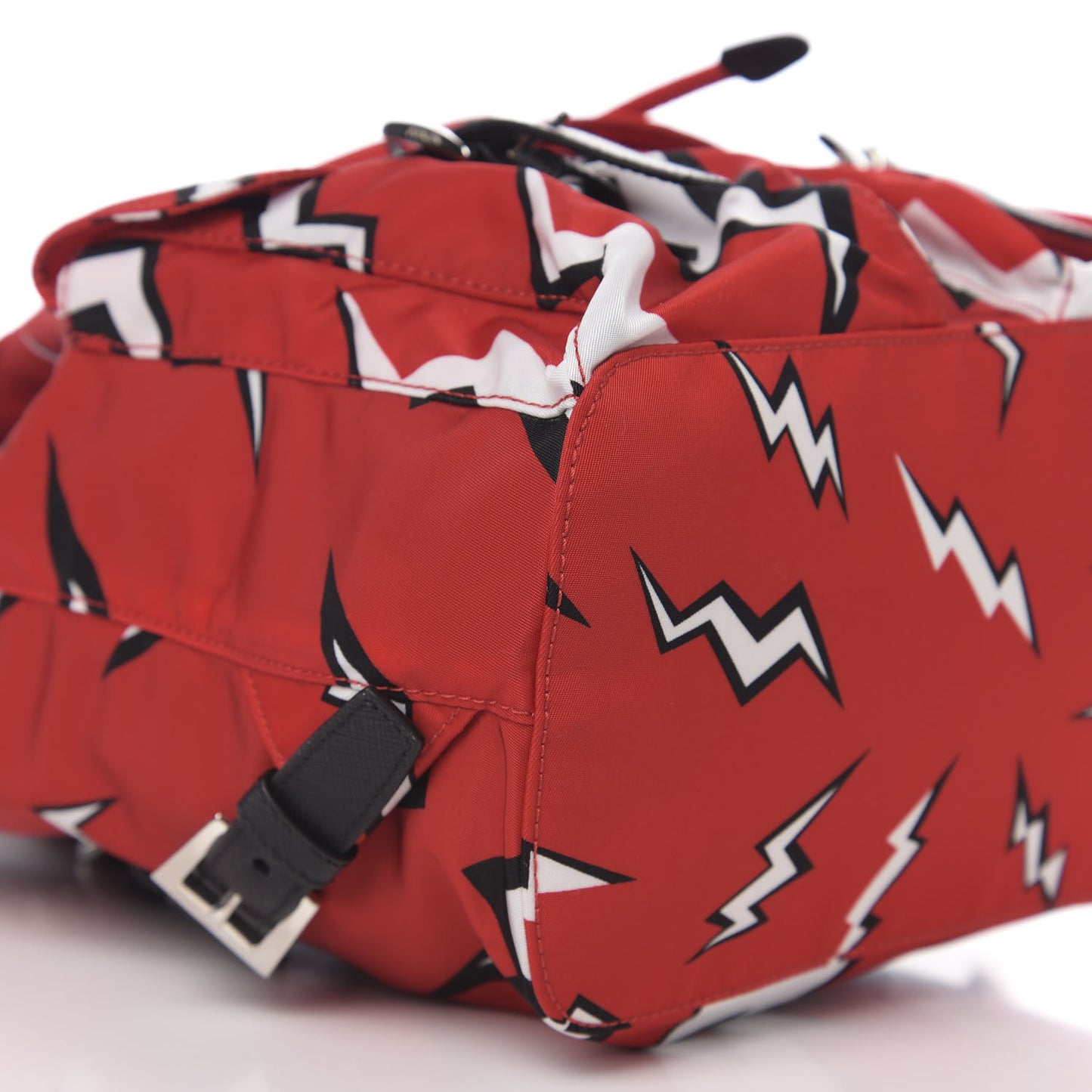 X UNIVERSAL STUDIOS Tessuto Nylon Saffiano Thunder Frankenstein Backpack Rosso Black