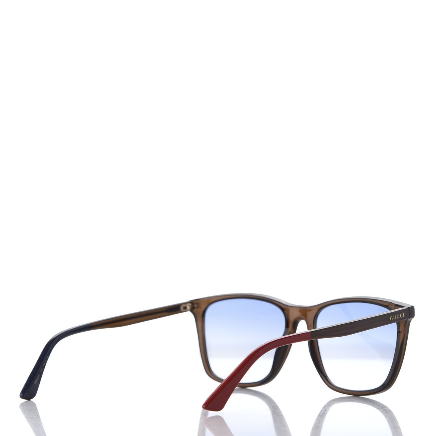 Acetate Square Frame Sunglasses GG0404S Brown
