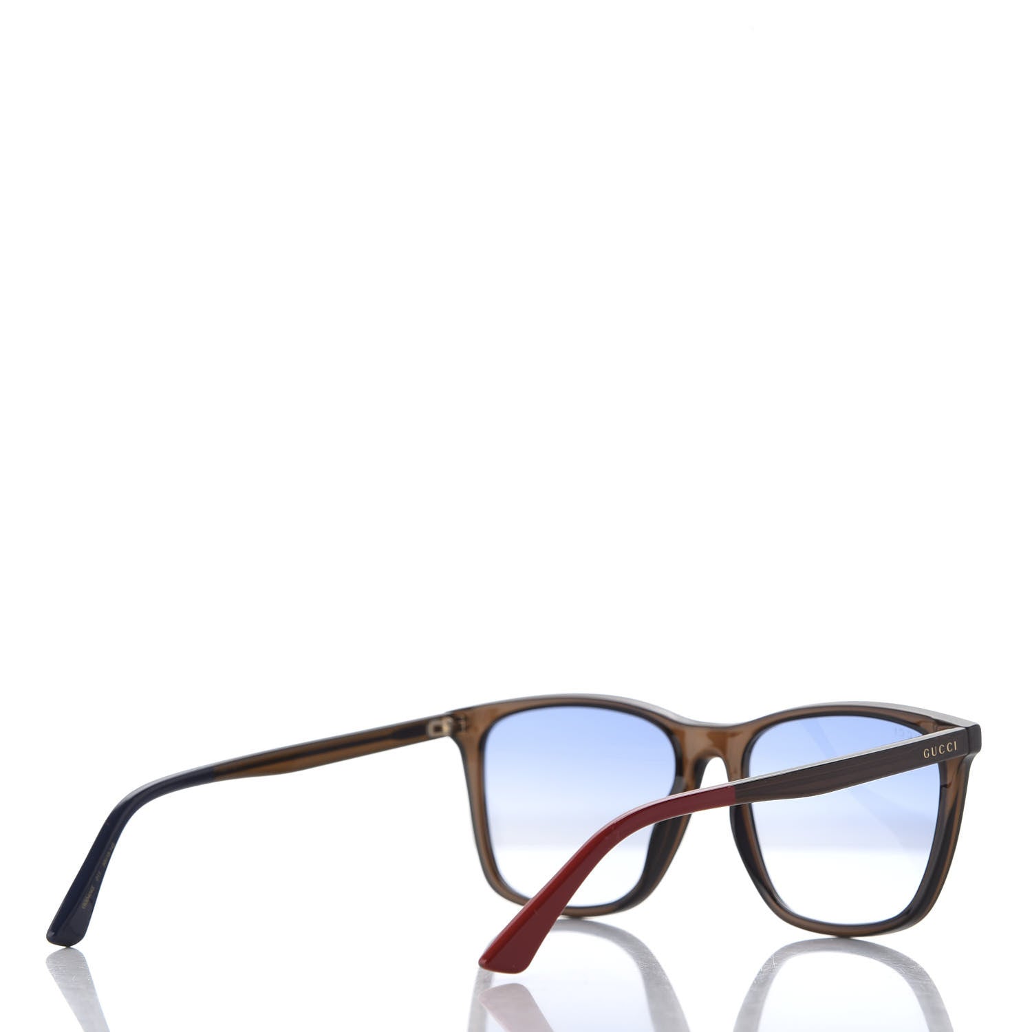 Gucci Acetate Square Frame Sunglasses GG0404S Brown 4 of 8