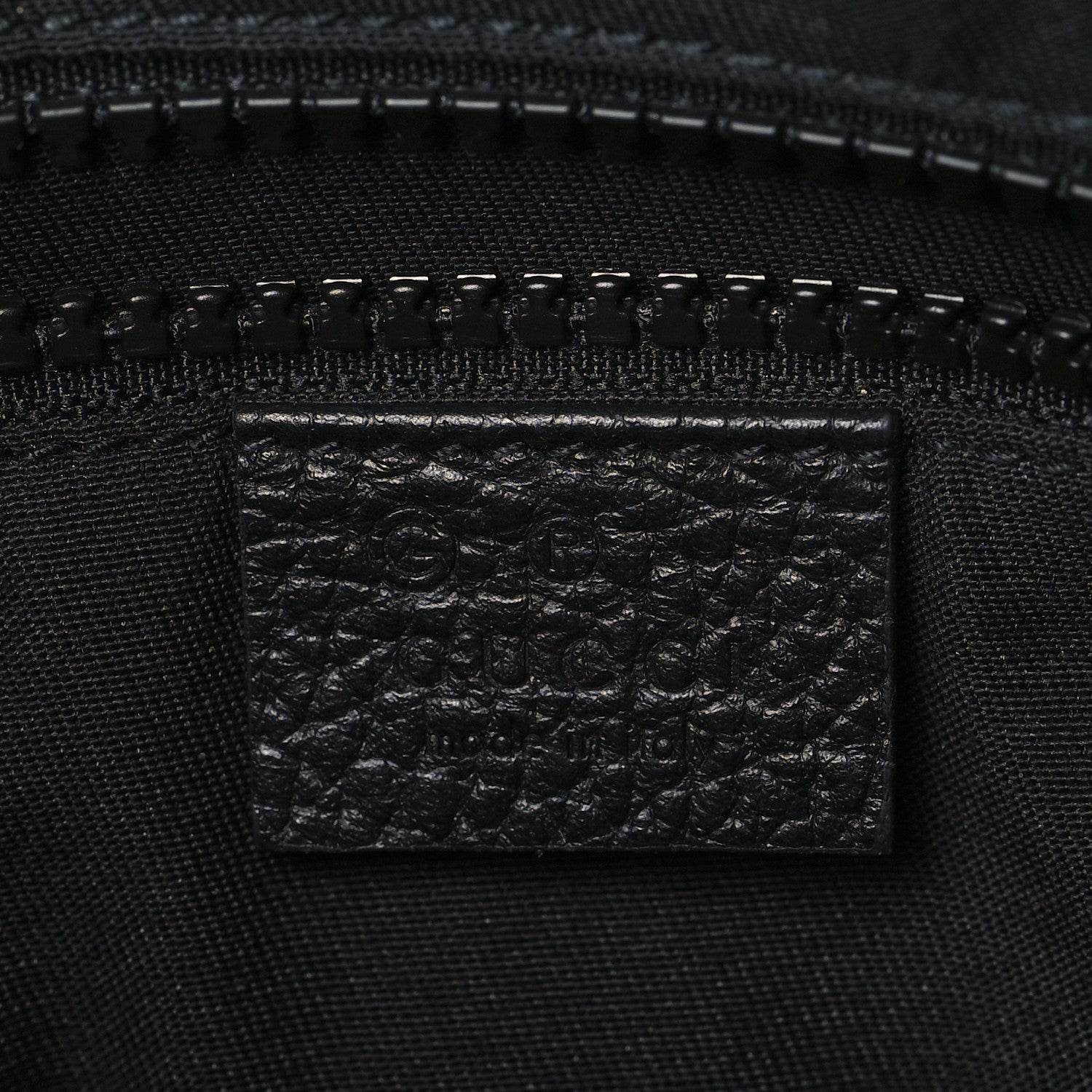 Gucci Nylon Monogram Mini Flat Messenger Bag Black 5 of 9