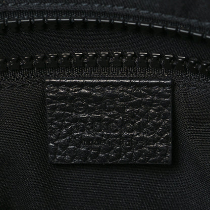 Gucci Nylon Monogram Mini Flat Messenger Bag Black 5 of 9