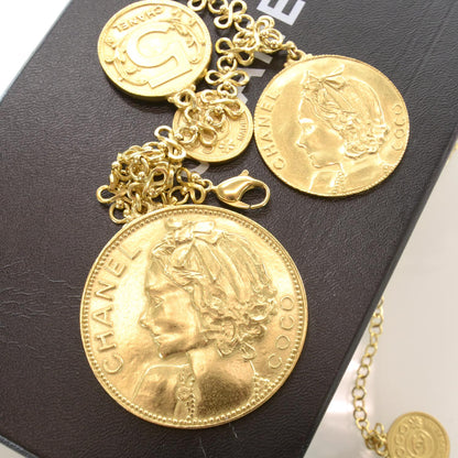 Chanel CC Coco Coin Chain Belt Gold 5 of 5