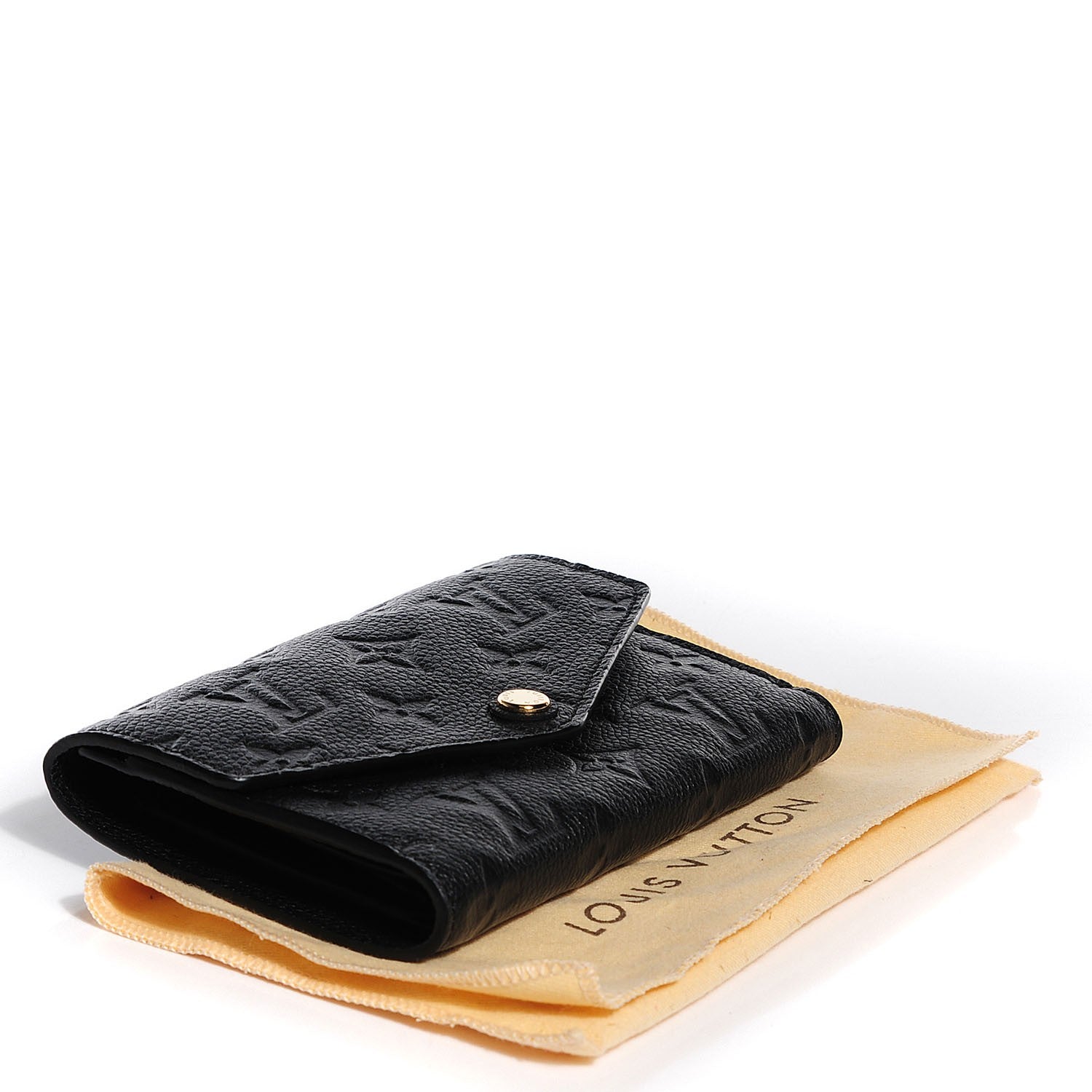 Louis Vuitton Empreinte Compact Curieuse Wallet Black 8 of 8