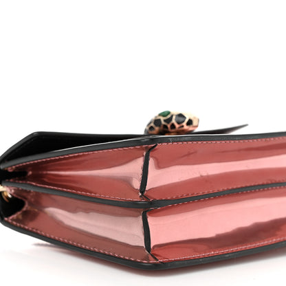 Bulgari Metallic Calfskin Mini Serpenti Forever Snake Strap Crossbody Bag Rose Quartz 8 of 9