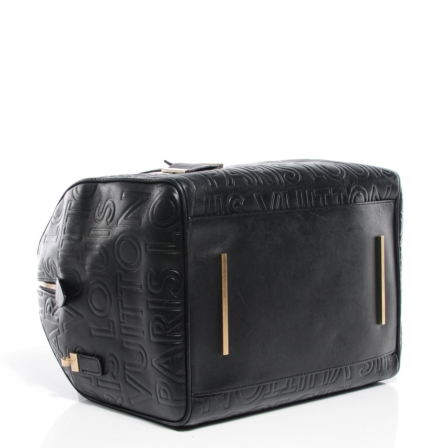 Calfskin Embossed Speedy Cube 30 Black