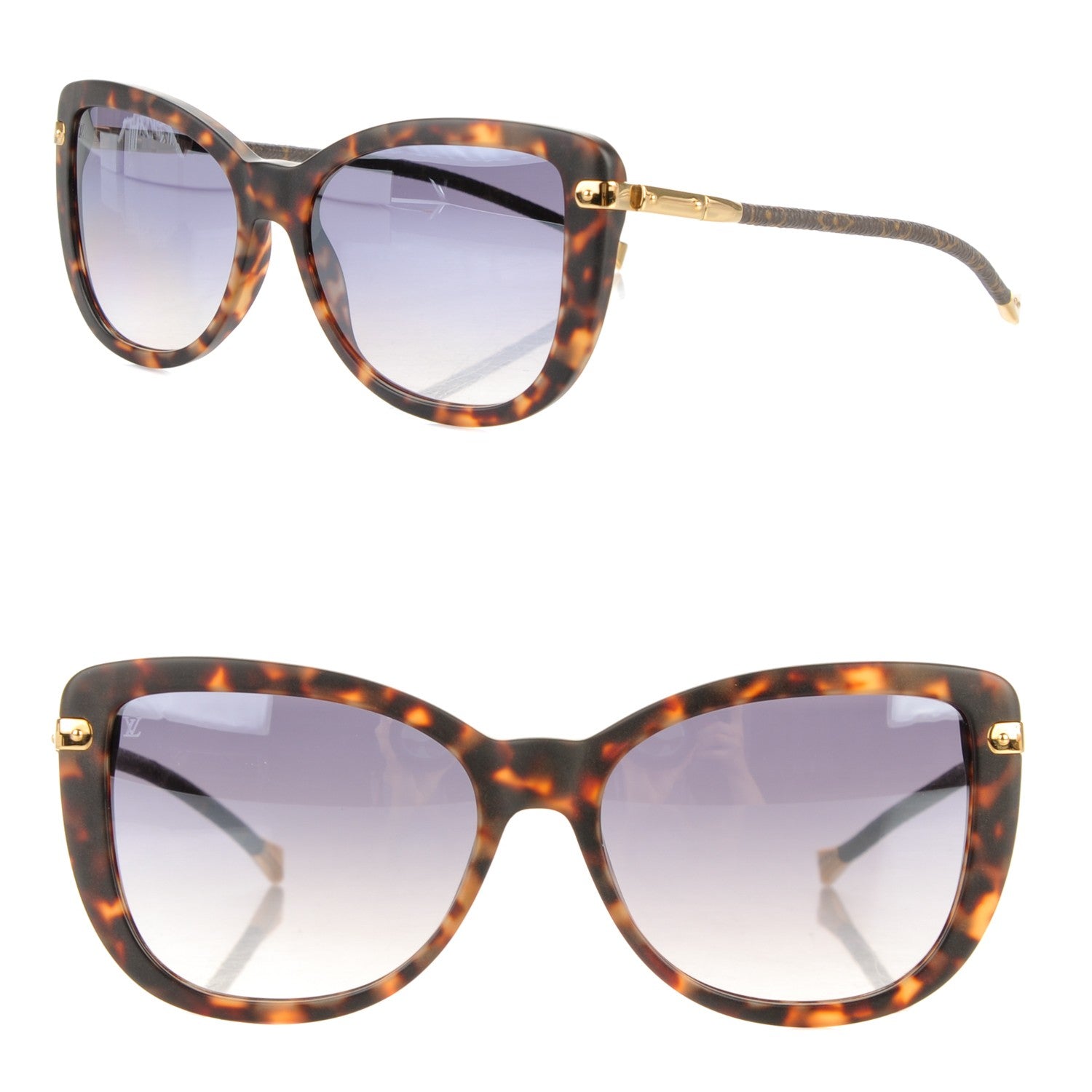 Louis Vuitton Monogram Charlotte Z0629W Sunglasses Dark Tortoise 1 of 4