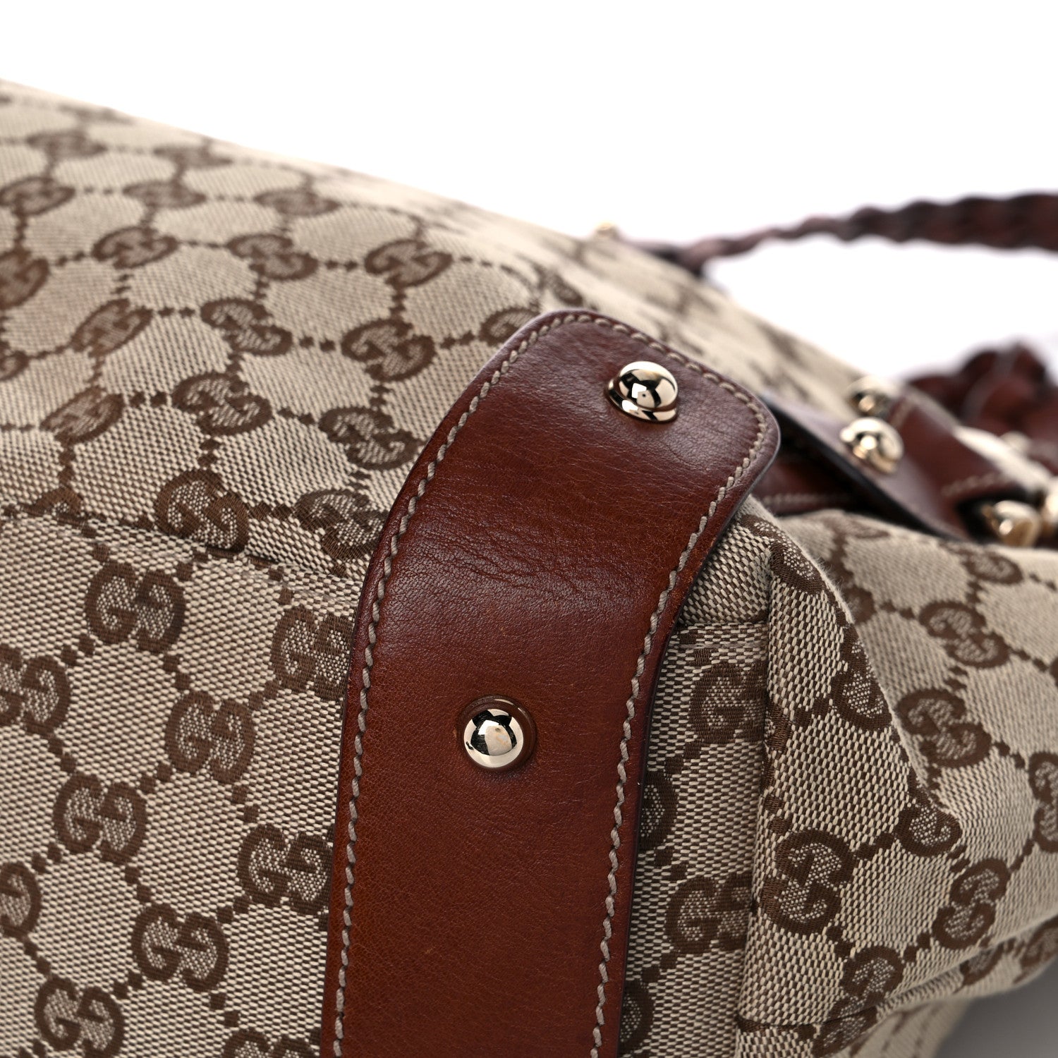 Gucci Monogram Medium Pelham Shoulder Bag Brown 11 of 12