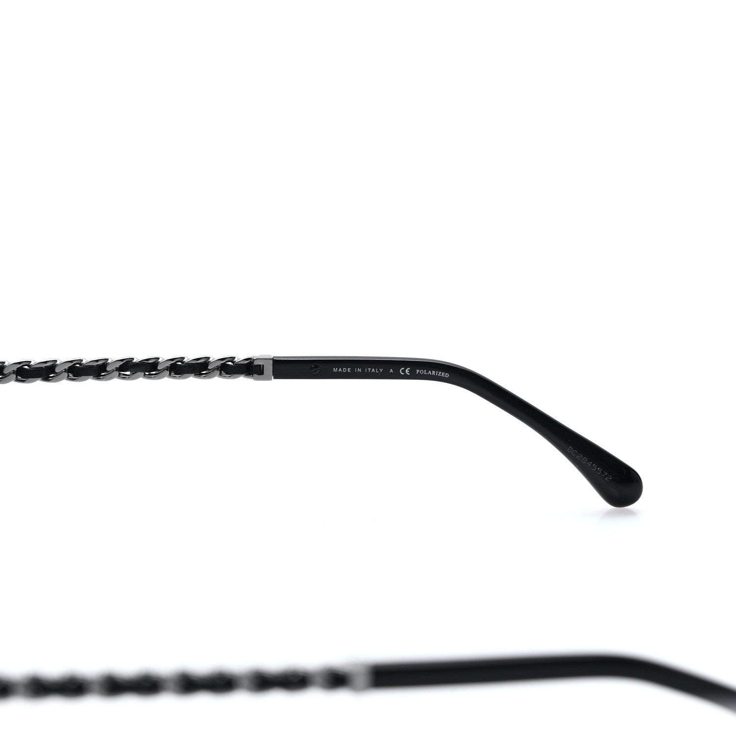 Chanel Metal Polarized Pilot Winter Sunglasses 4219-Q Black 7 of 9