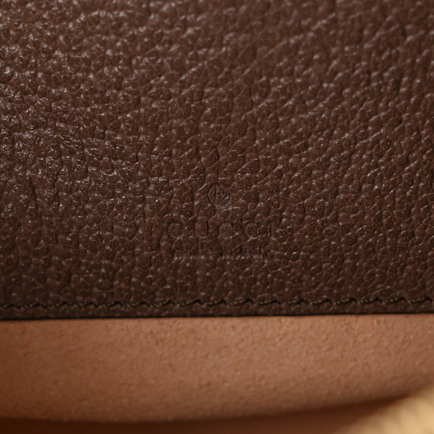 GG Supreme Monogram Web Mini Ophidia Round Backpack Brown