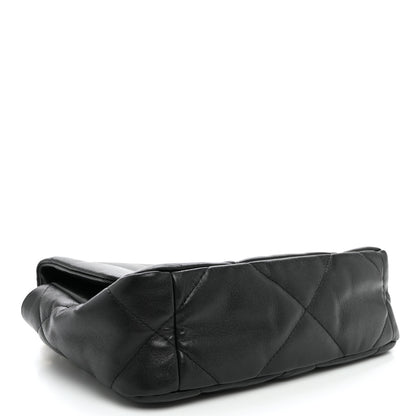 Chanel Lambskin Quilted Medium Chanel 19 Flap Black 4 of 10