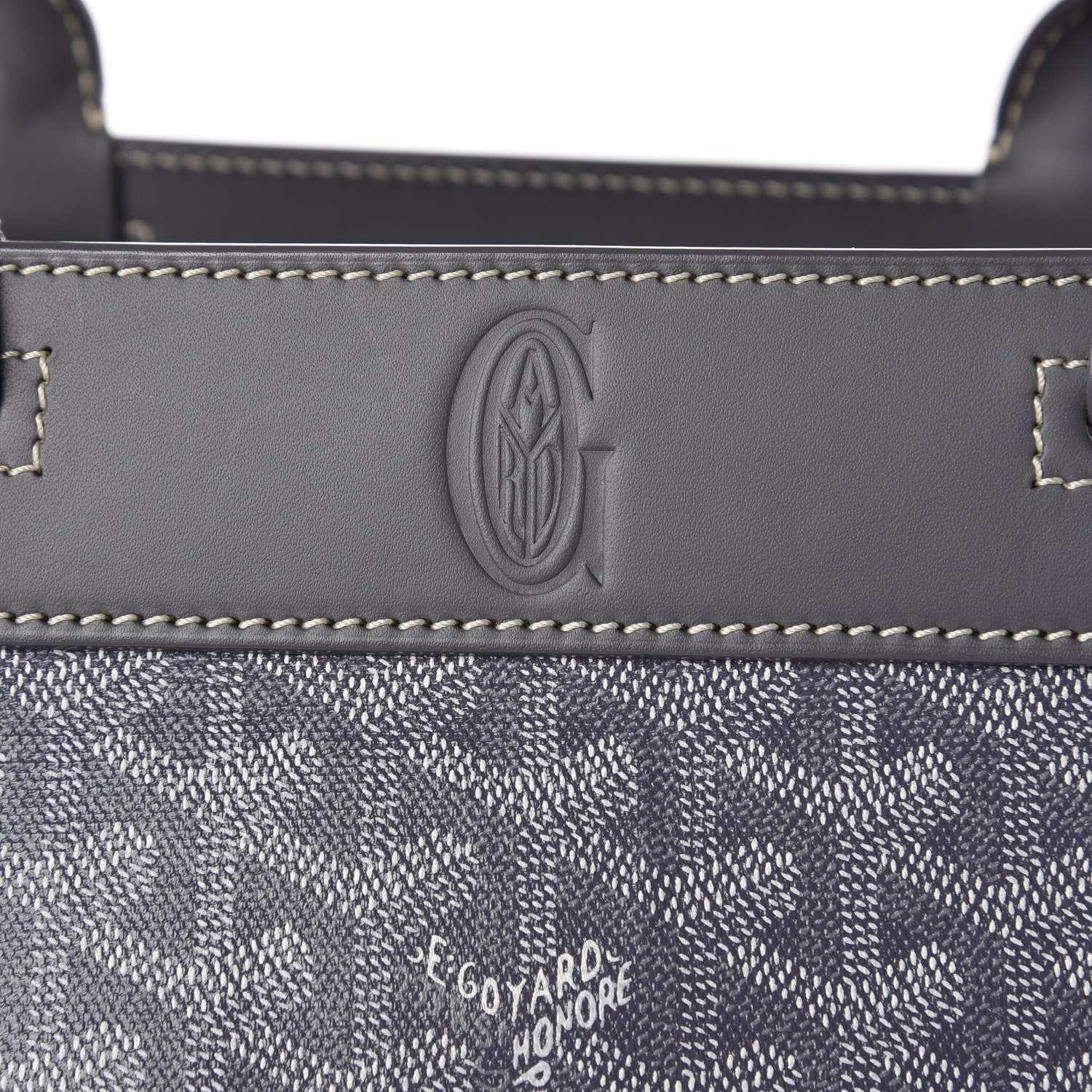 Goyard Goyardine Bellechasse GM Tote Grey 6 of 12