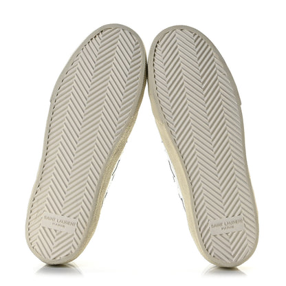 Saint Laurent Calfskin Star Court Sneakers 36.5 White 18 of 18