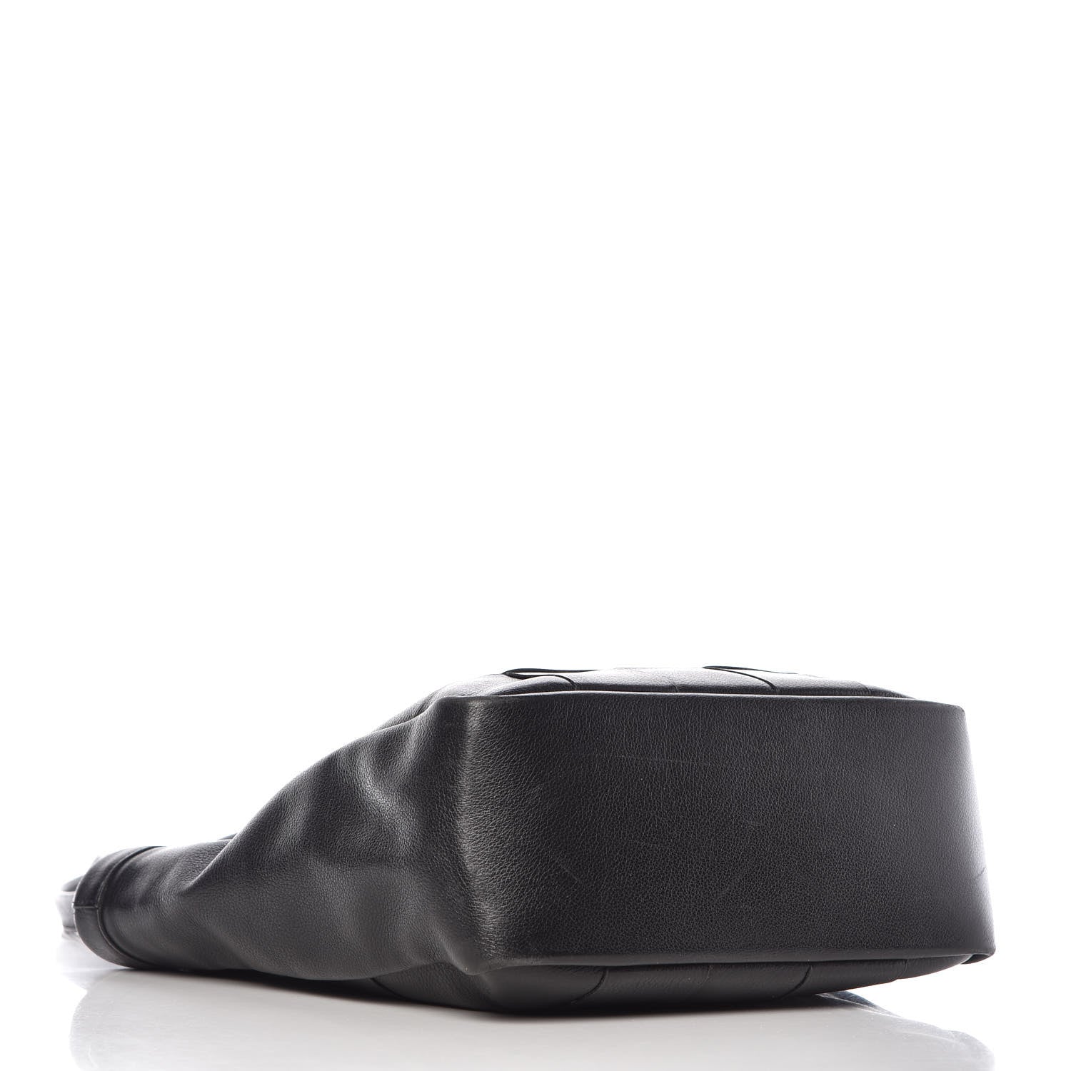 Delvaux Grained Calfskin Woven Shoulder Bag Black 4 of 14