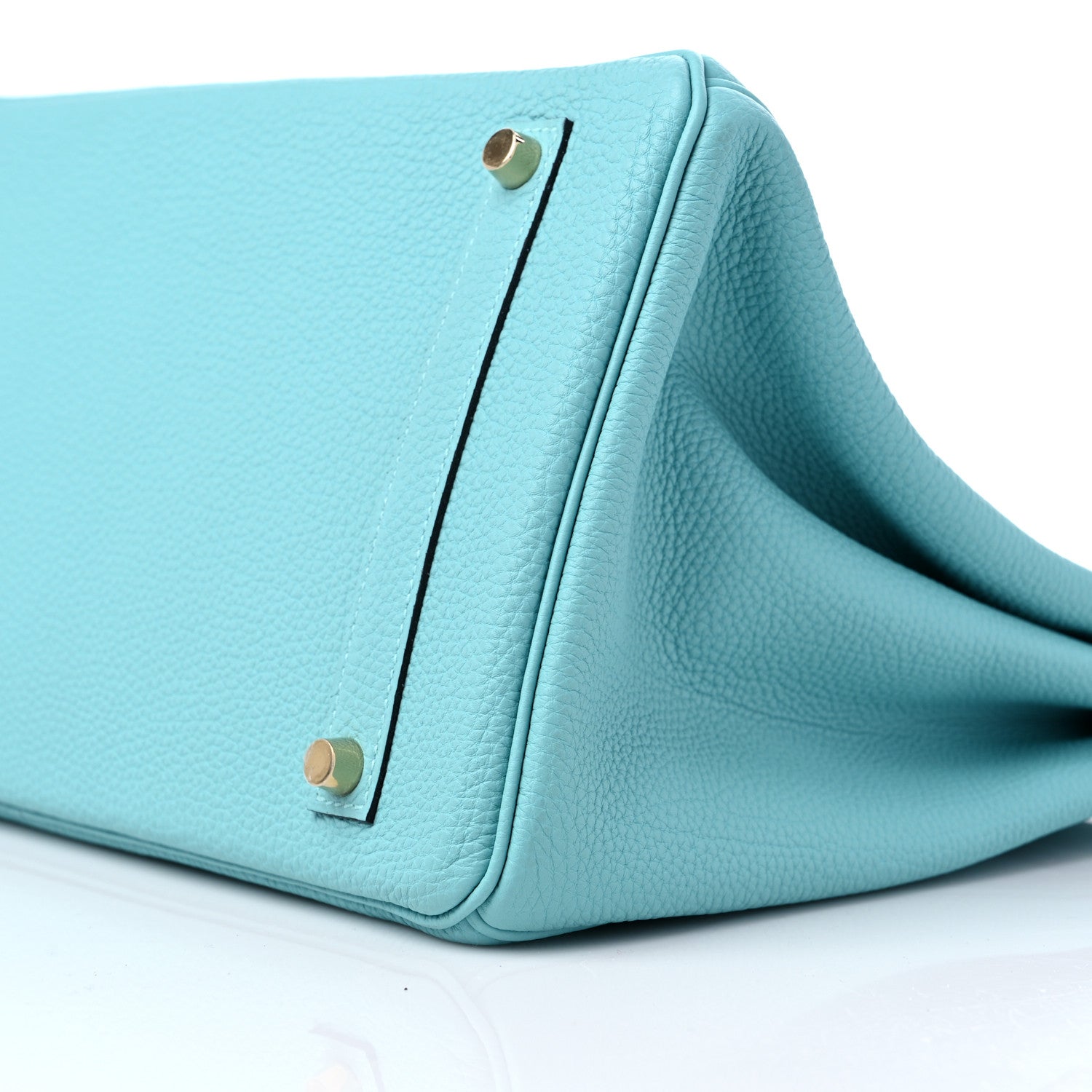 Hermes Togo Birkin 35 Bleu Atoll 9 of 9