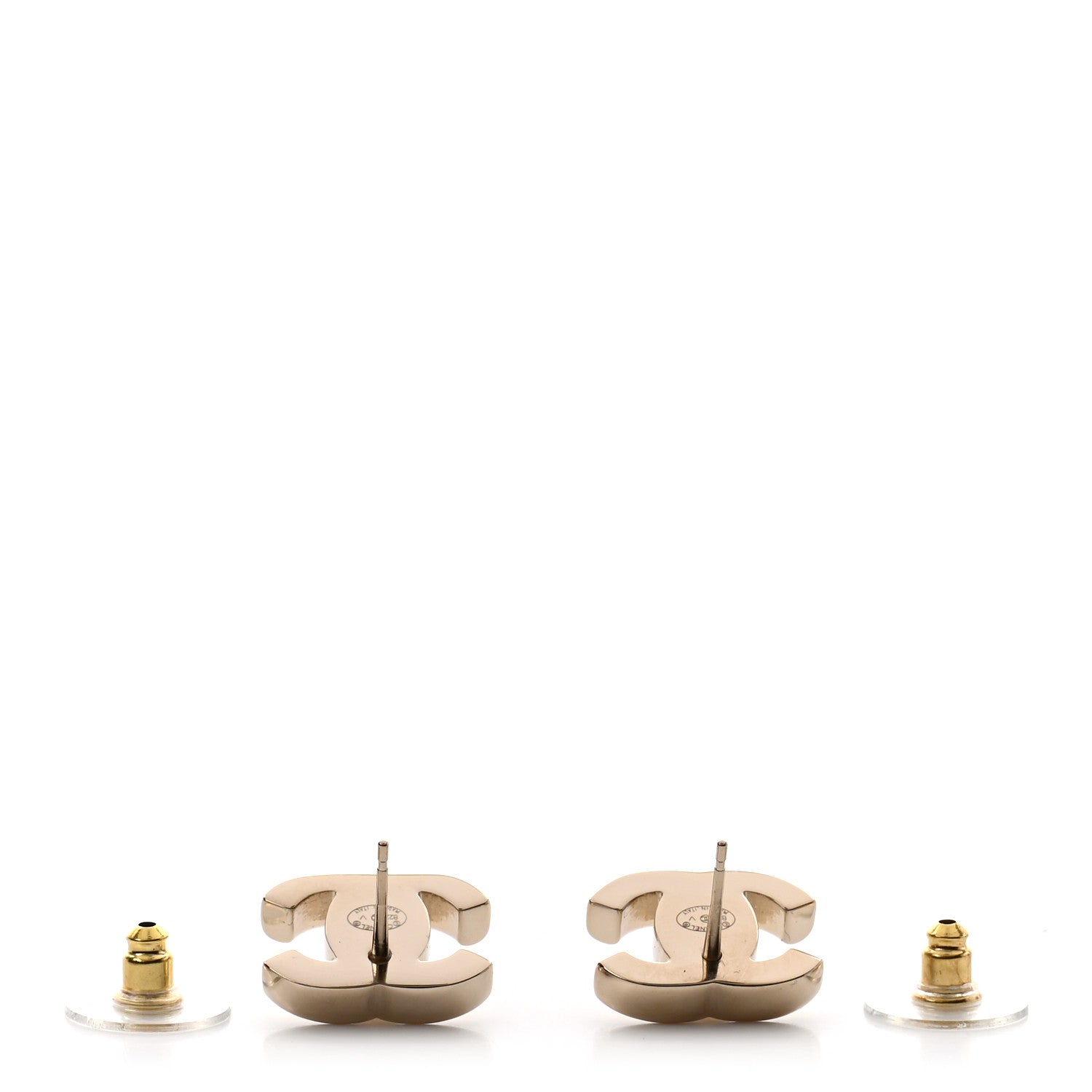 Chanel Metal CC Turnlock Earrings Gold 3 of 4