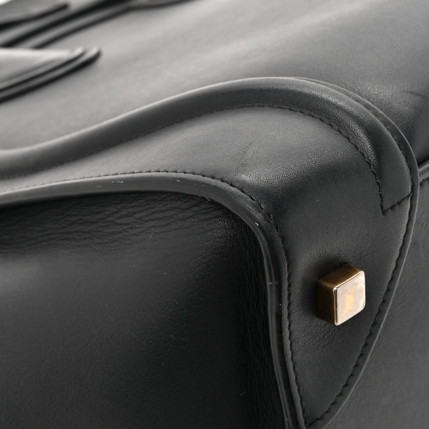 Celine Smooth Calfskin Mini Luggage Black 12 of 19