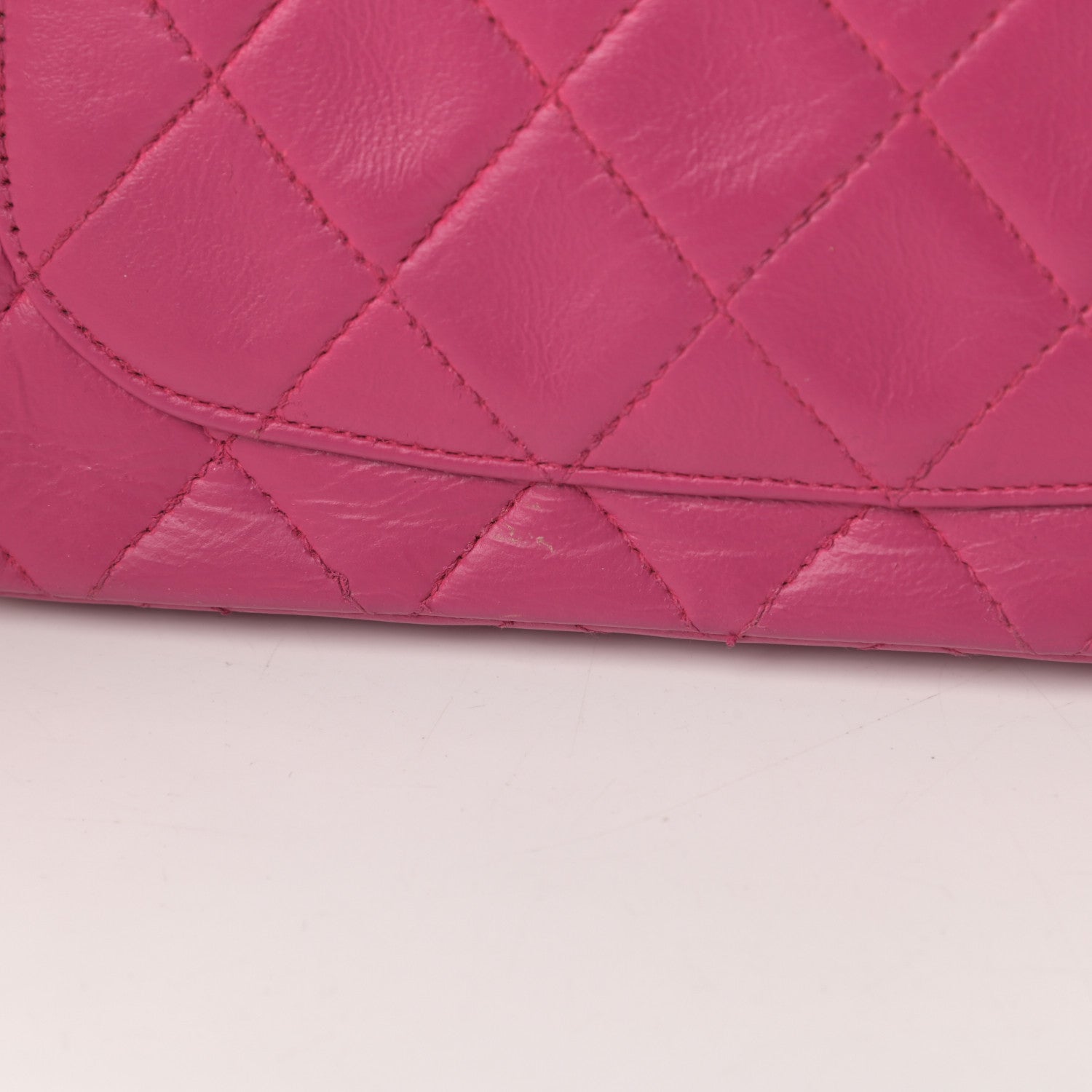 Chanel Lambskin Quilted Mini Square Flap Pink 15 of 16