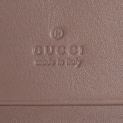 Gucci Calfskin Matelasse GG Marmont Card Case Wallet Porcelain Rose 6 of 8