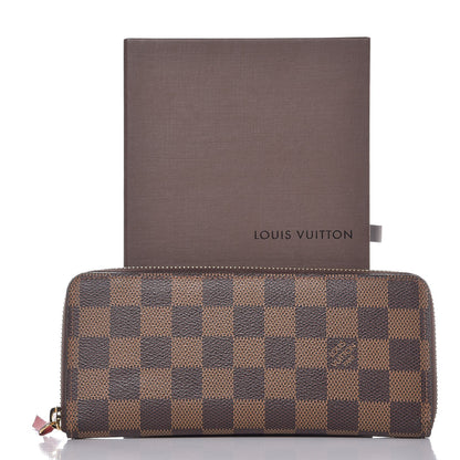 Louis Vuitton Damier Ebene Clemence Wallet Cherry 8 of 8