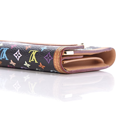 Louis Vuitton Monogram Multicolor Porte Tresor International Wallet Black 11 of 12