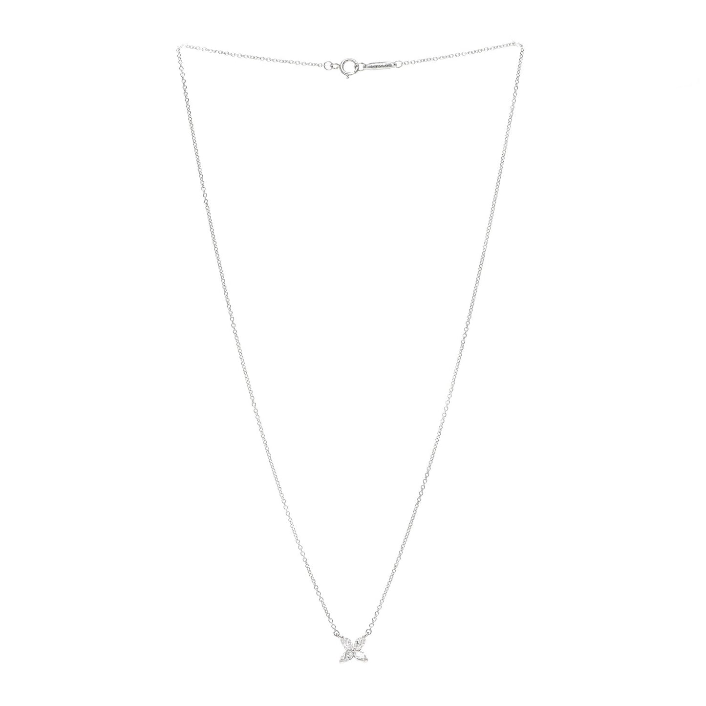 Platinum Diamond Small Victoria Necklace