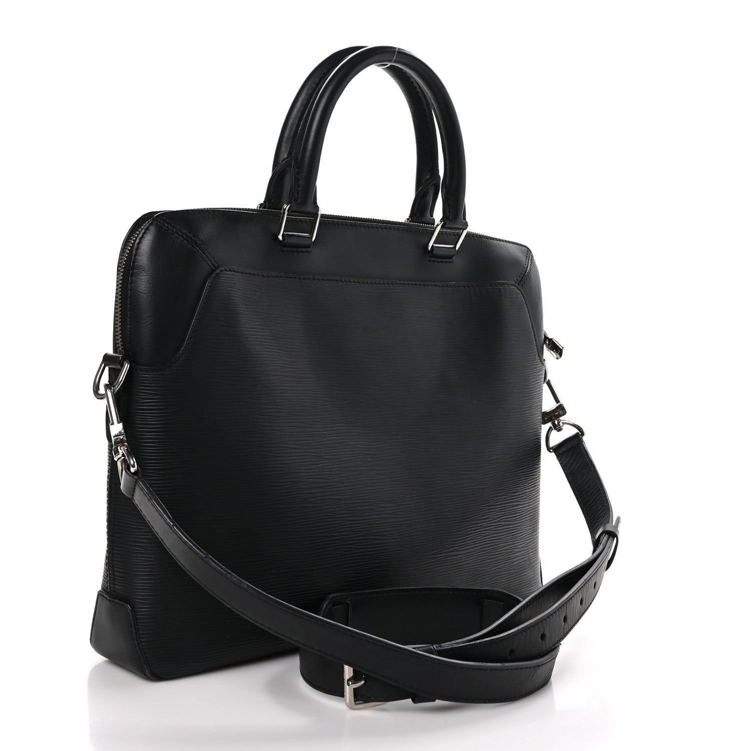 Louis Vuitton Epi Oliver Briefcase Black 3 of 12