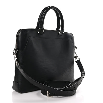 Louis Vuitton Epi Oliver Briefcase Black 3 of 12