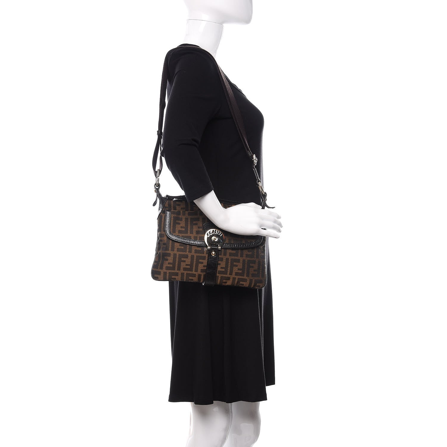 Fendi Zucca Small Crossbody Bag Tobacco 2 of 10