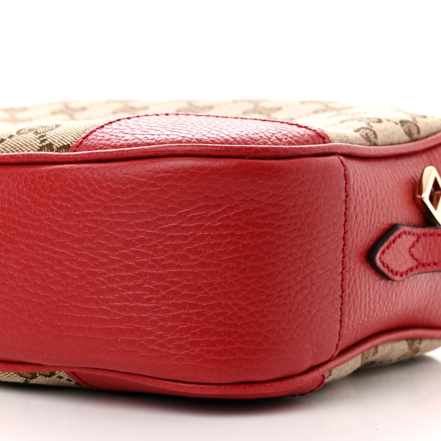Monogram Mini Bree Messenger Bag Red