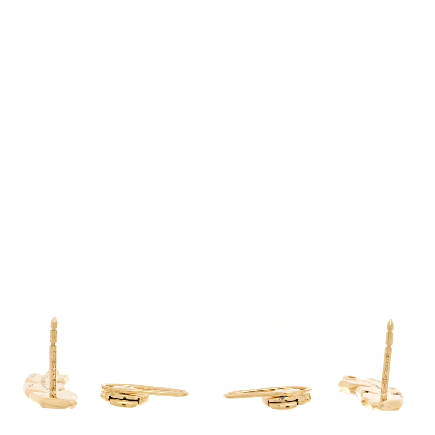 18K Yellow Gold Diamond Victoria Vine Climber Earrings