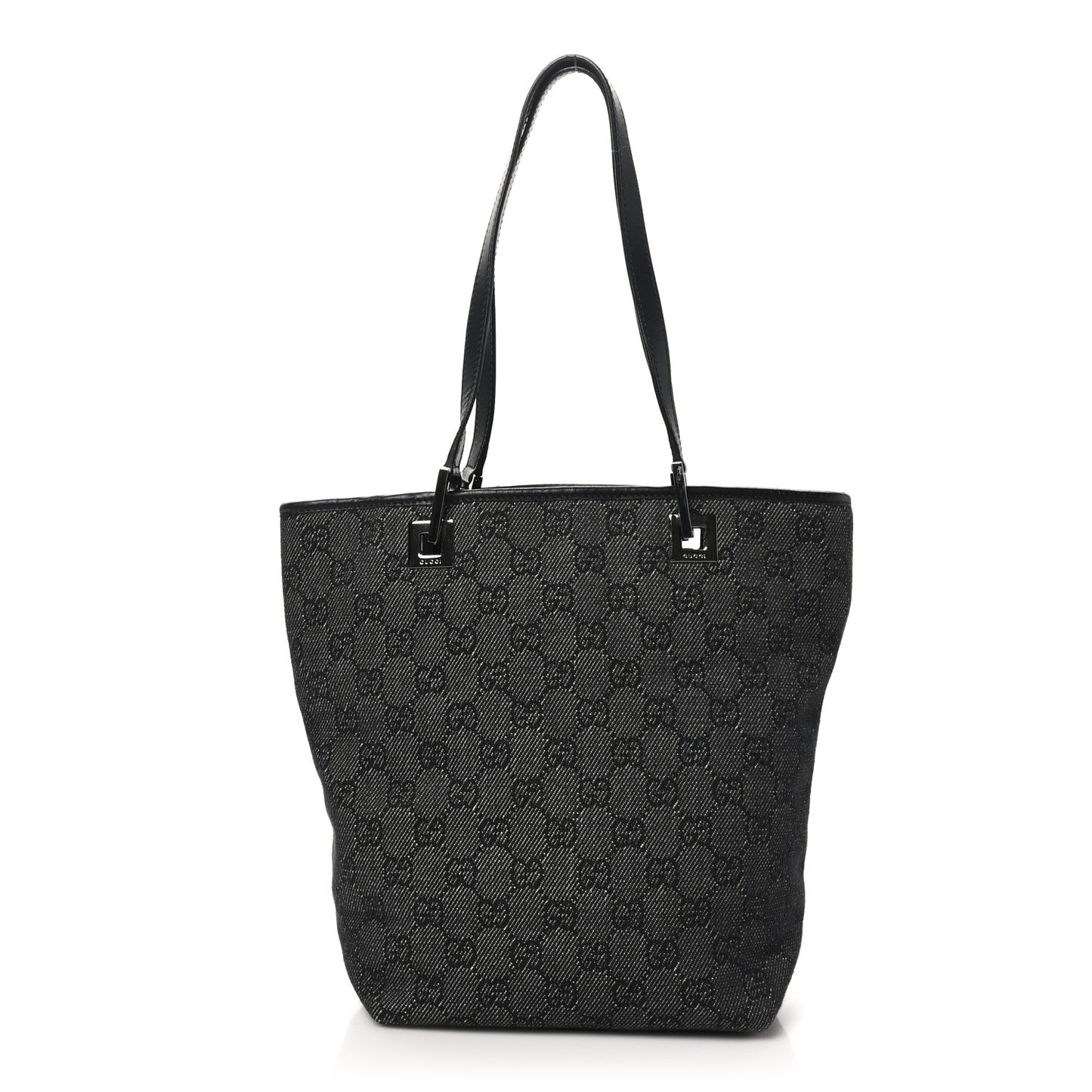 Monogram Small Bucket Tote Black