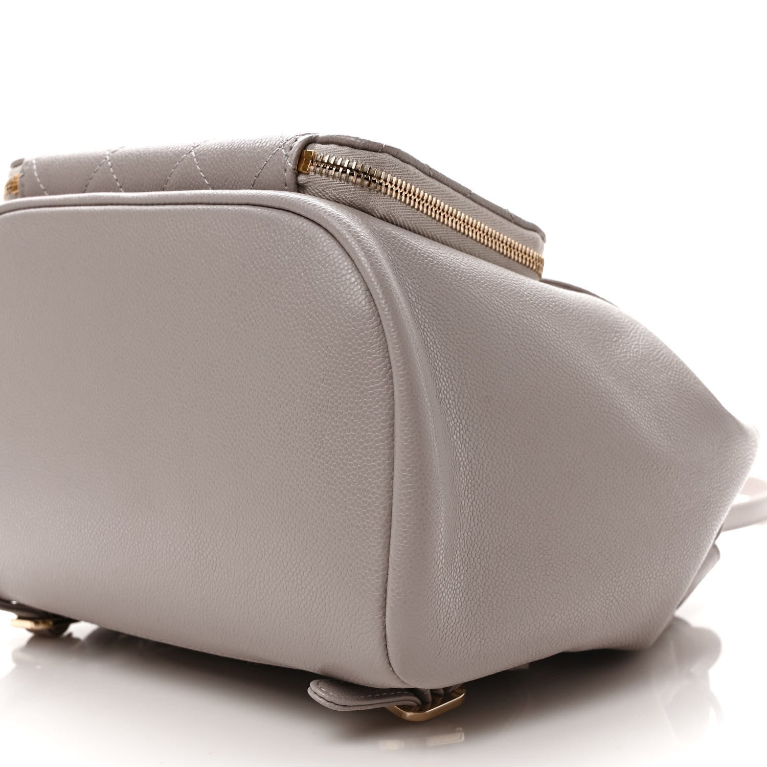 Chanel Caviar Quilted Business Affinity Backpack Grey 9 of 9