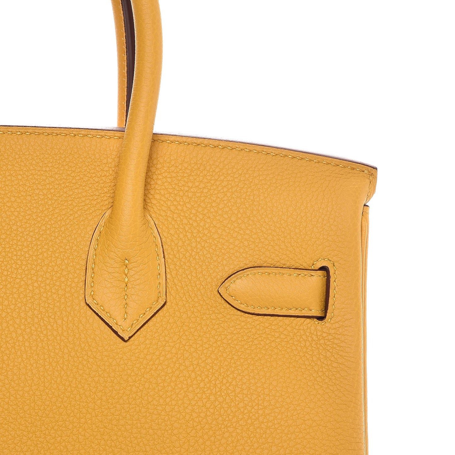Togo Birkin 30 Jaune Ambre