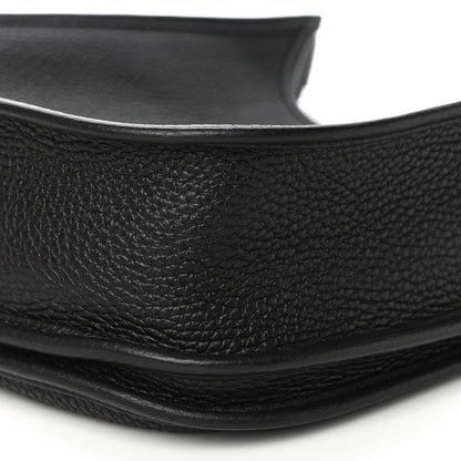 Hermes Taurillon Clemence Evelyne III PM Black 9 of 10
