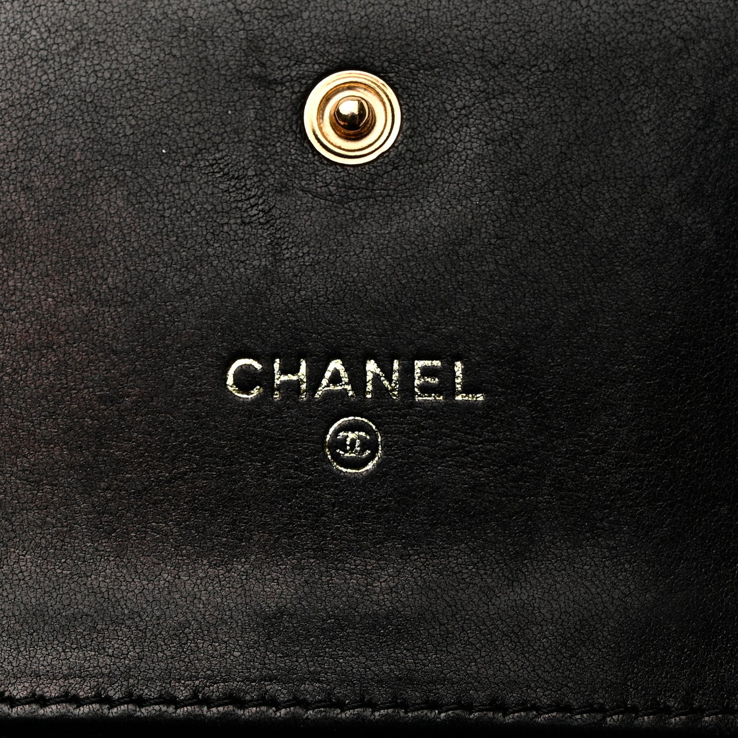 Caviar Timeless CC Flap Wallet Black