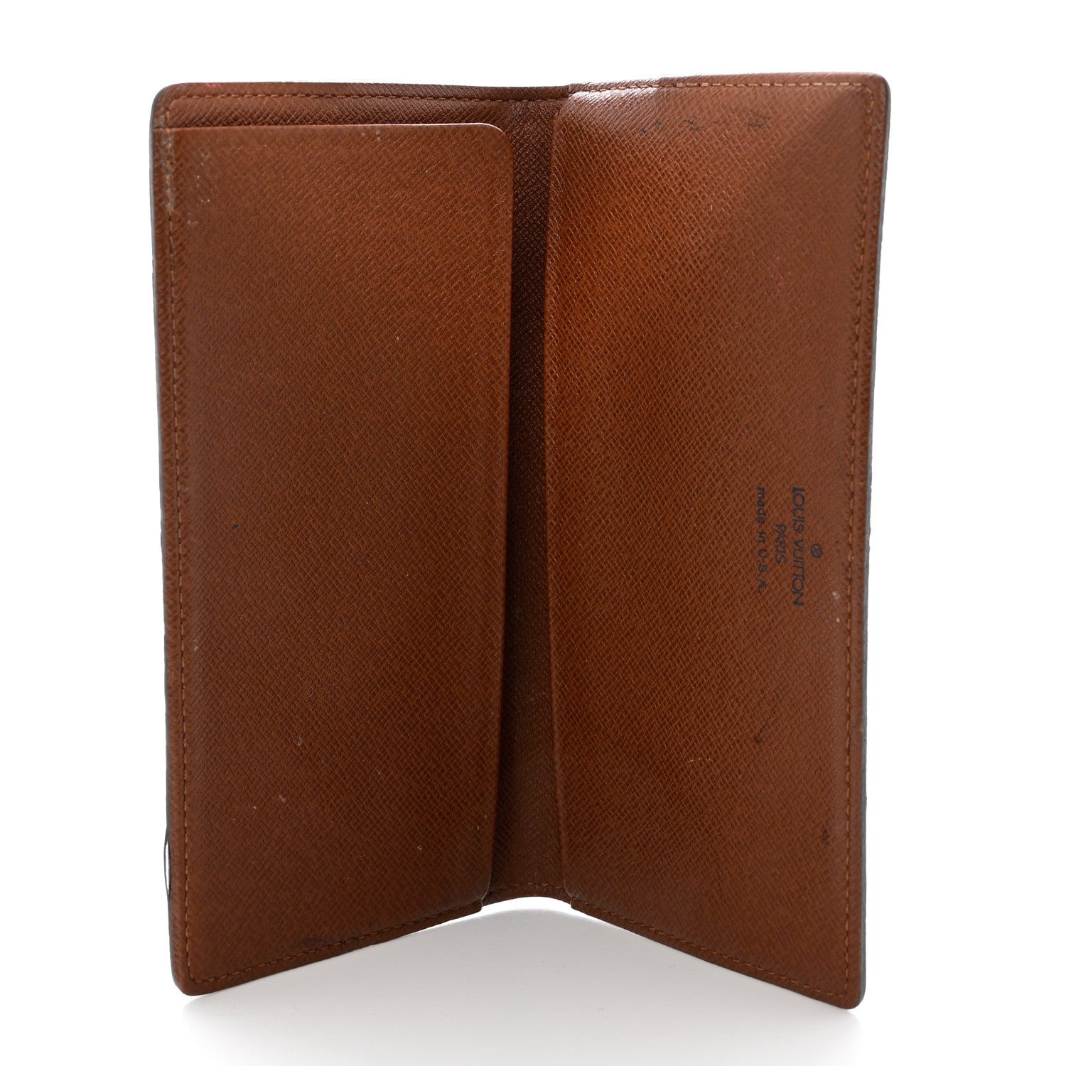Louis Vuitton Monogram Simple Checkbook Holder Wallet Cover 5 of 9