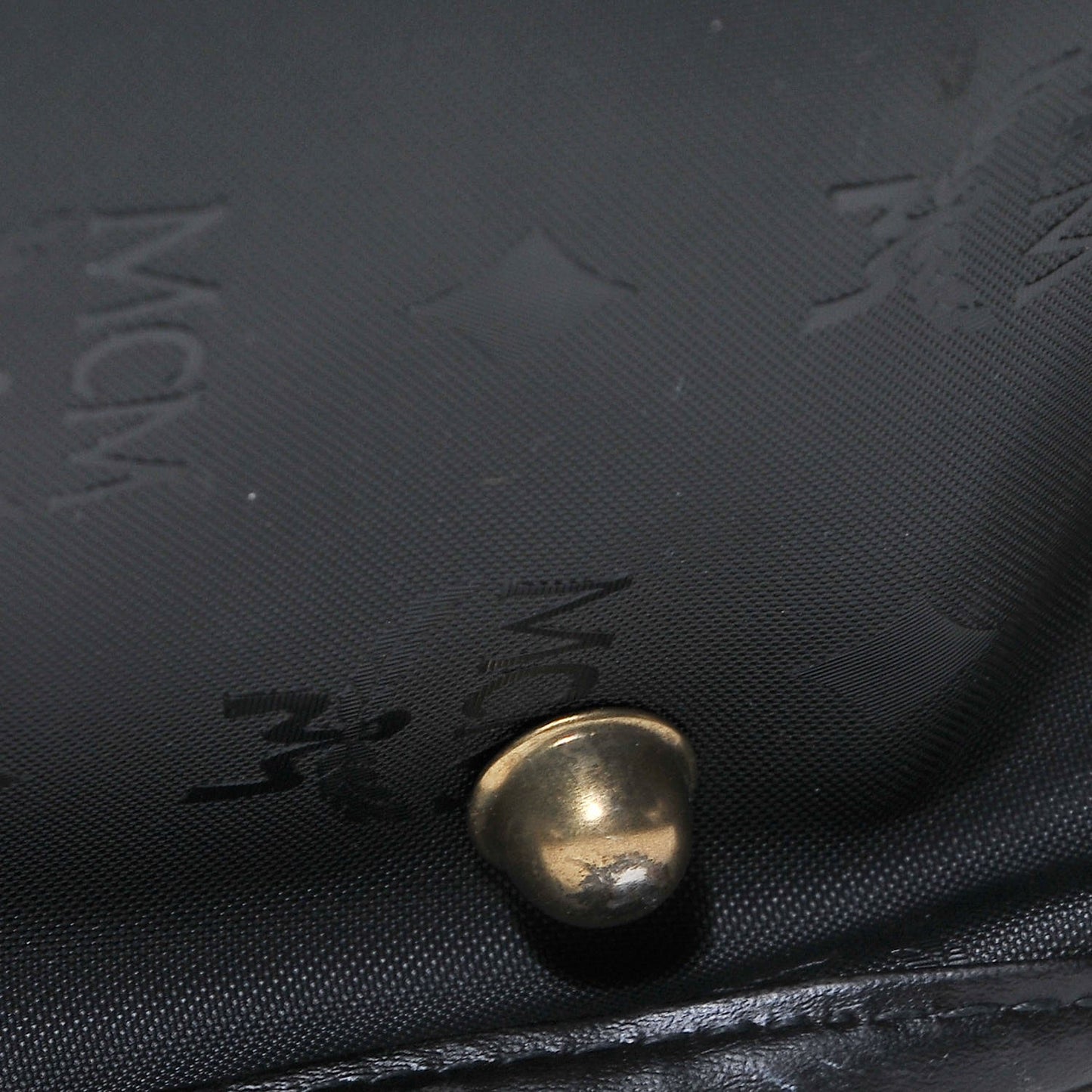 Monogram Coated Canvas Garment Bag Black