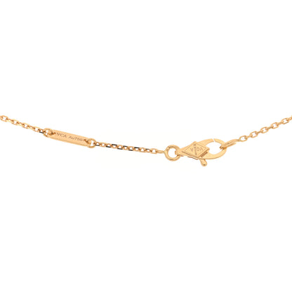 Van Cleef & Arpels 18K Yellow Gold Mother of Pearl Sweet Alhambra Pendant Necklace 4 of 5