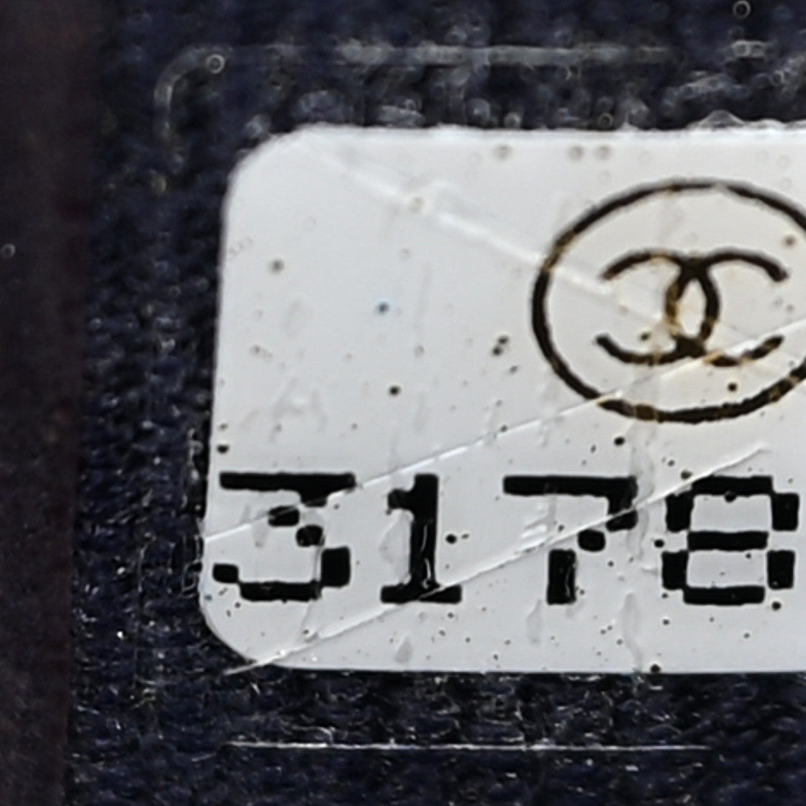 Caviar Quilted Large Gusset Flap Wallet Navy